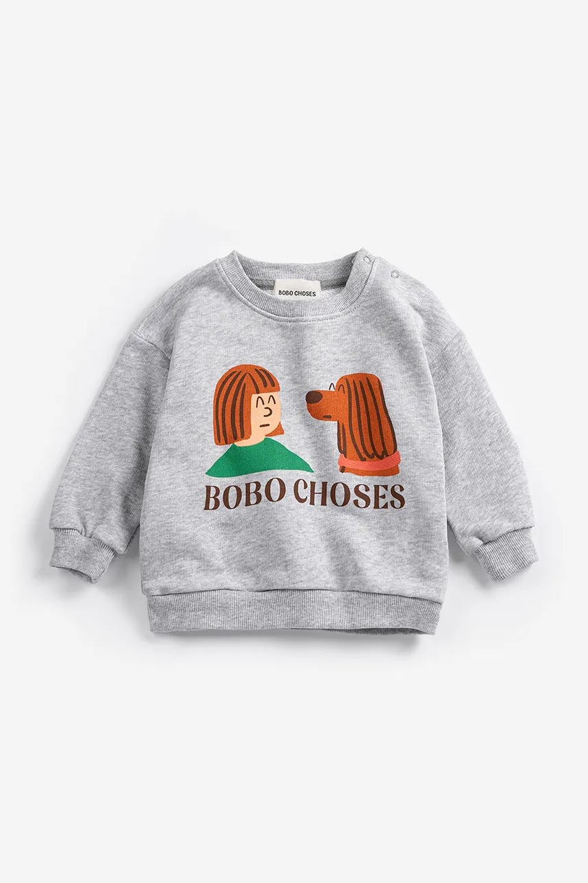 Бавовняна кофта для немовлят Bobo Choses Friends in a Pickle