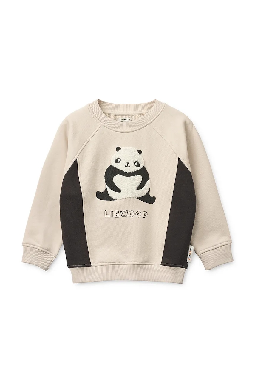 Liewood hanorac de bumbac pentru copii Aude Placement Sweatshirt