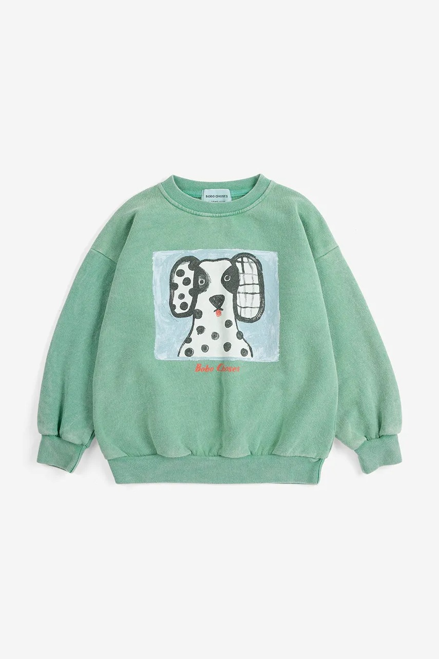 Детская хлопковая кофта Bobo Choses Van Dog sweatshirt