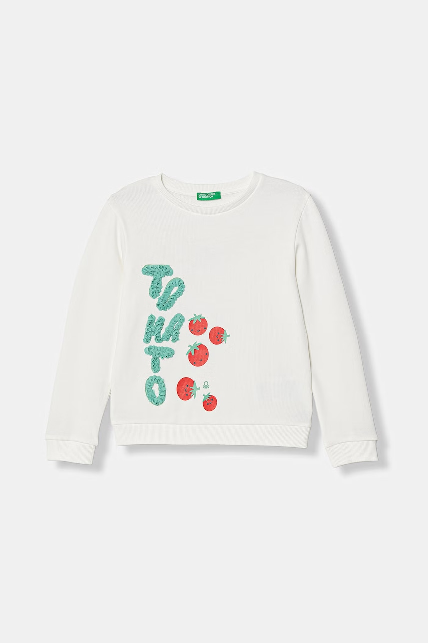 Levně United Colors of Benetton mikina dětská bavlněná