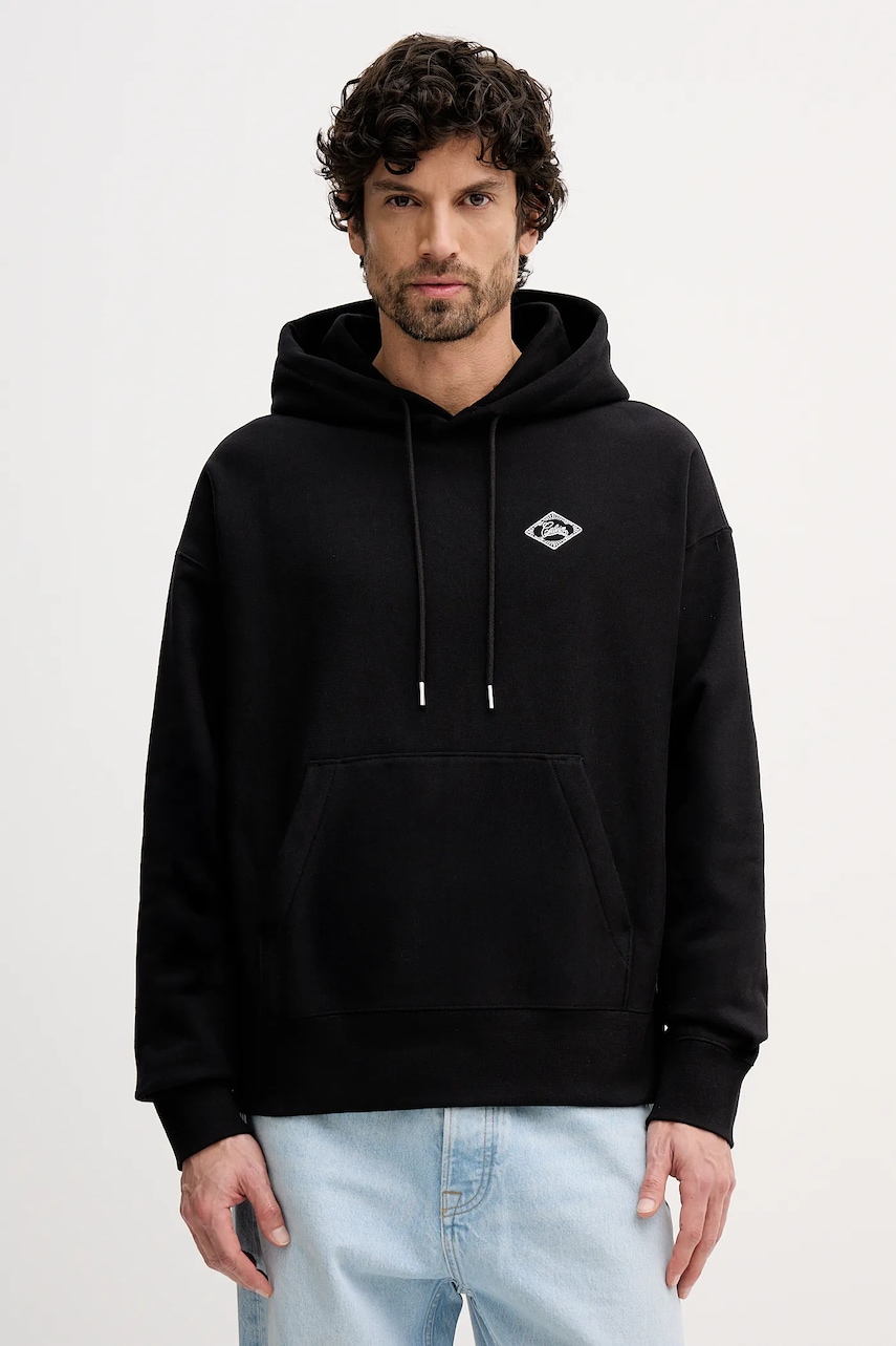 Ανδρικά φούτερ χωρίς φερμουάρ calvin klein jeans σε μαυρο