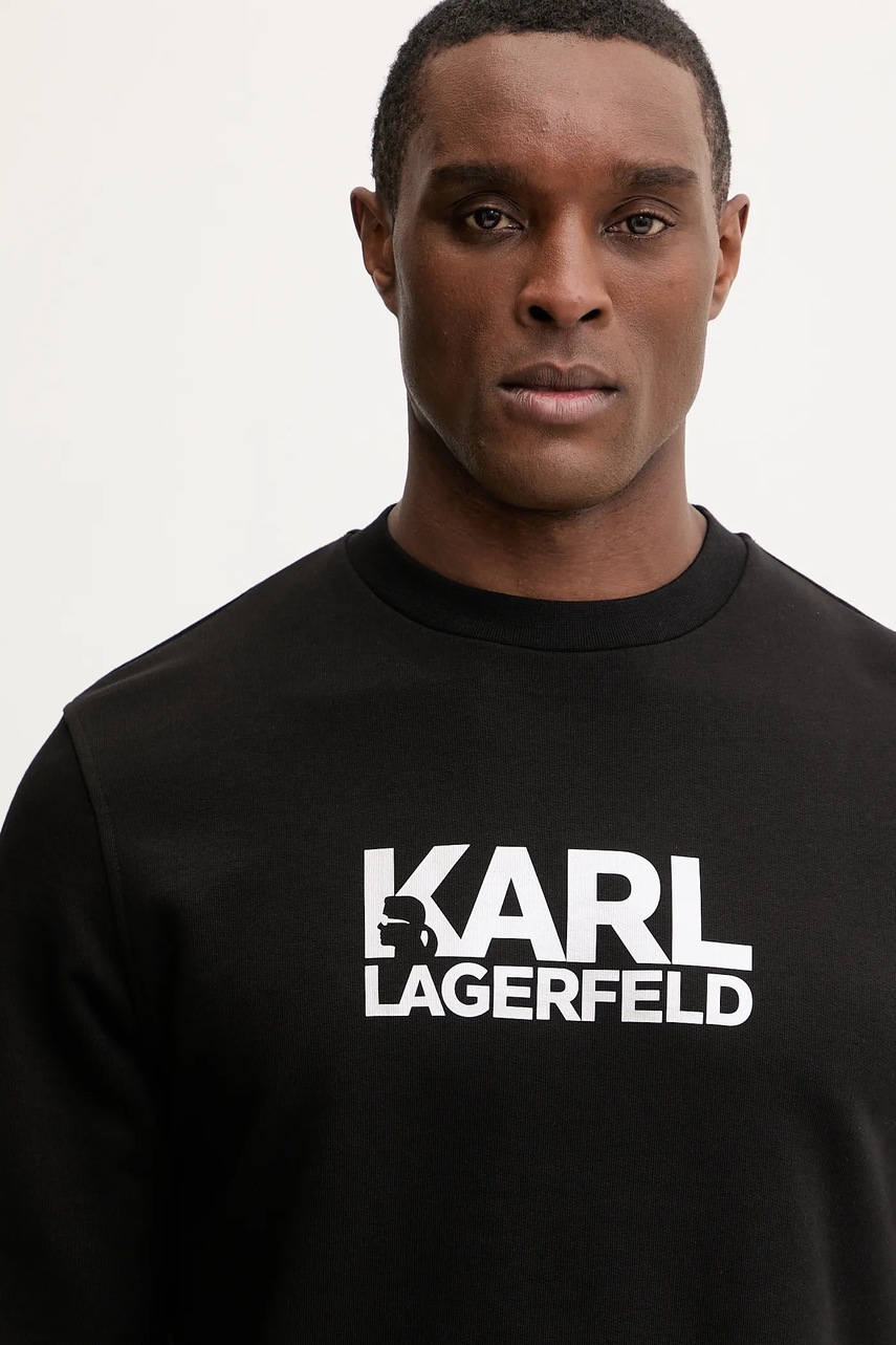 Bavlněná mikina Karl Lagerfeld (obrázek 4)