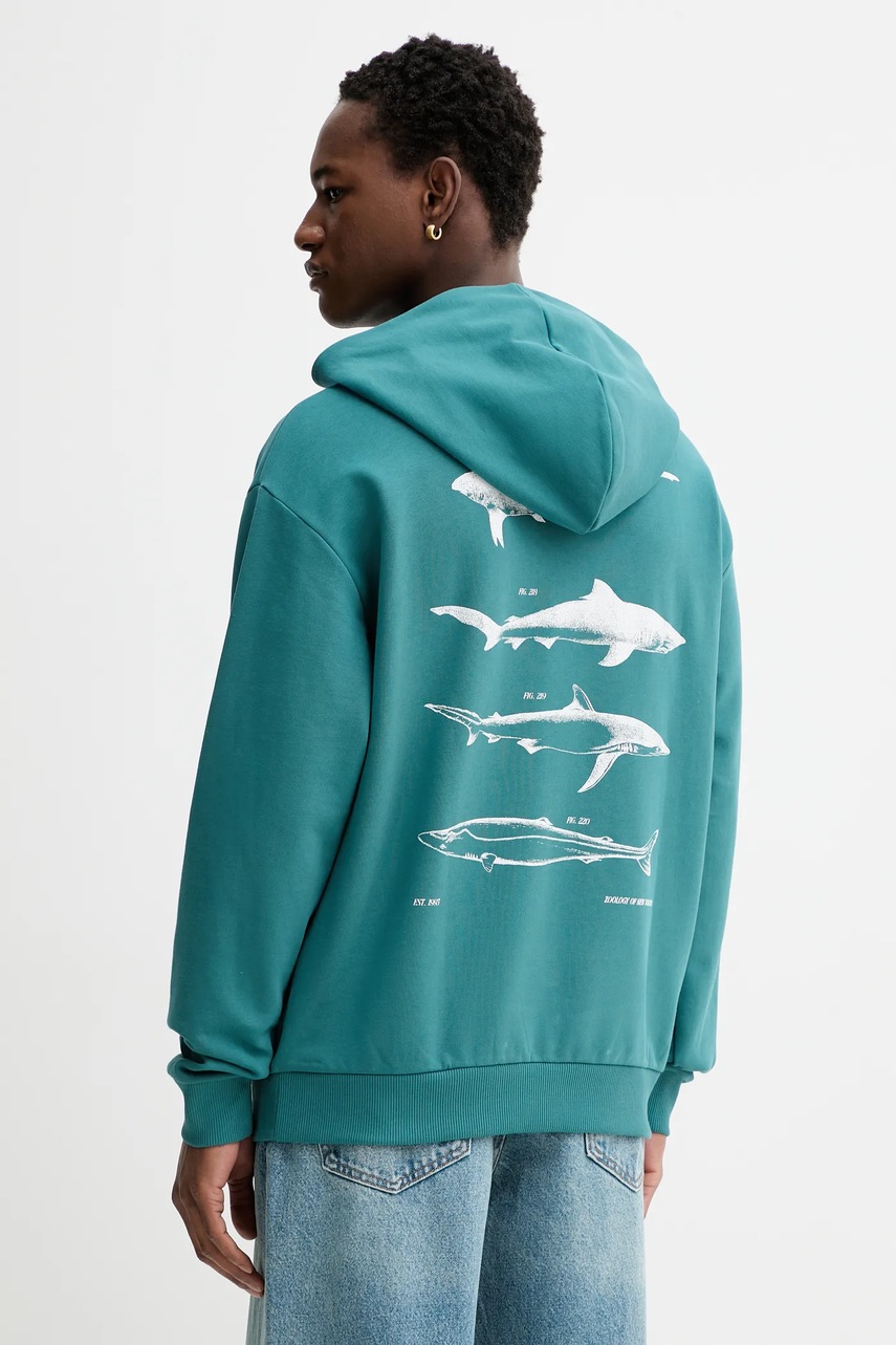 Levně Bavlněná mikina Hugo Blue Noutilex