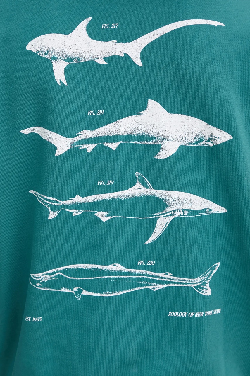 Bavlněná mikina Hugo Blue Noutilex (obrázek 5)