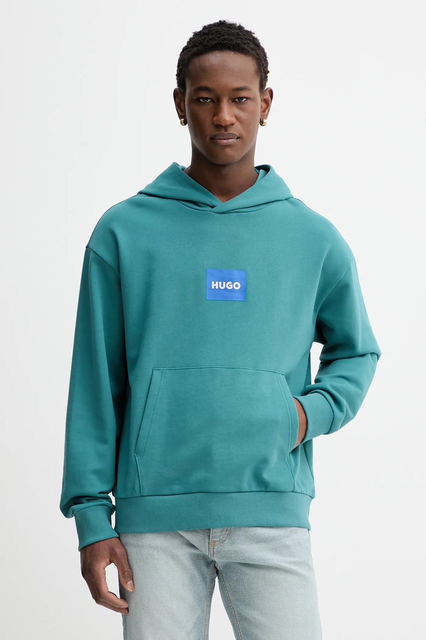 Levně Bavlněná mikina Hugo Blue Nayohood