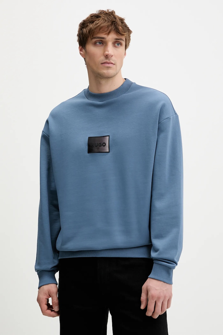 Βαμβακερή μπλούζα HUGO Danotop