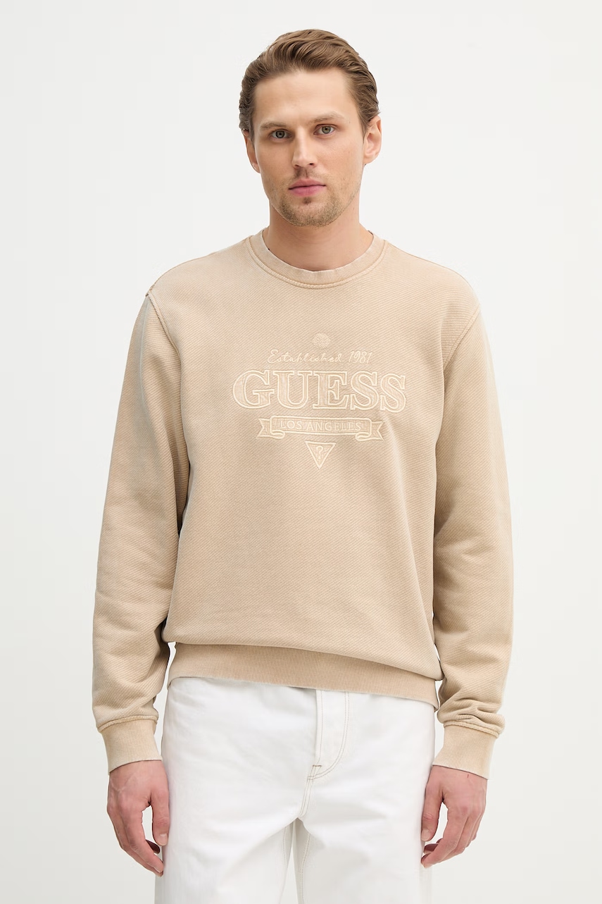 Βαμβακερή μπλούζα Guess