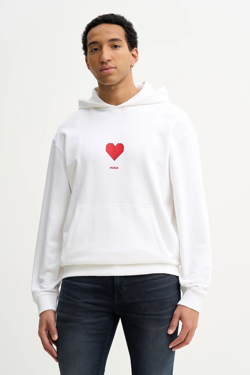 Bavlněná mikina HUGO Dalentinos