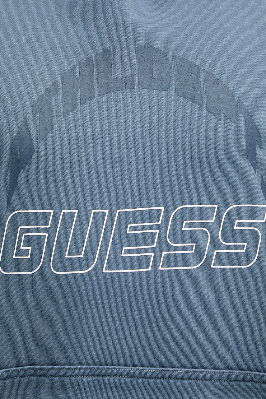 Bavlněná mikina Guess NAWAT (obrázek 5)