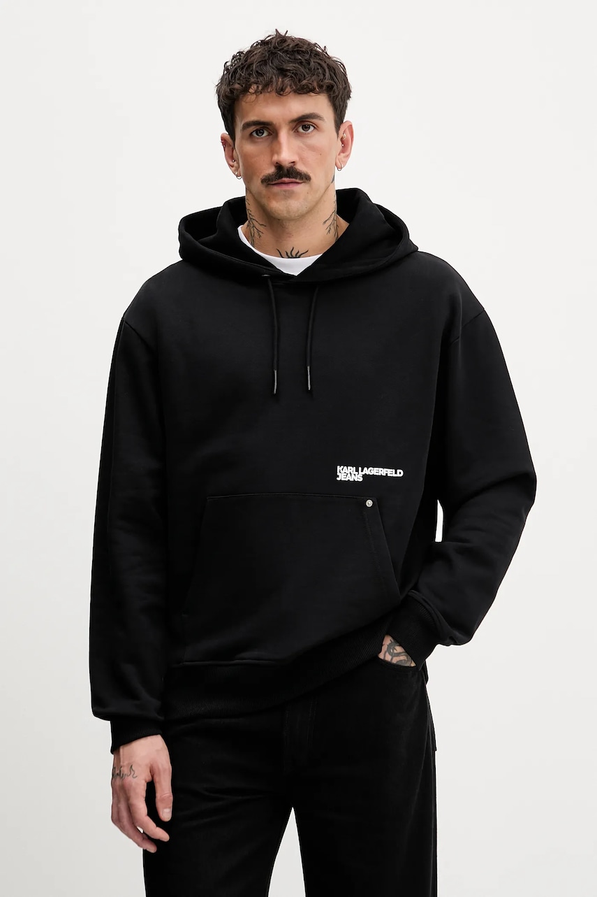 Βαμβακερή μπλούζα Karl Lagerfeld Jeans