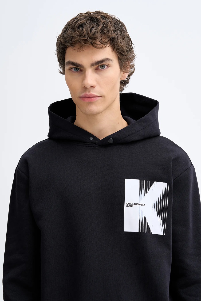 Bavlněná mikina Karl Lagerfeld Jeans (obrázek 4)