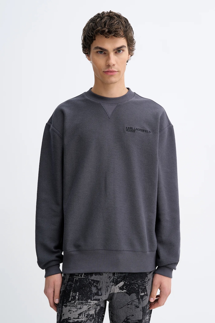 Βαμβακερή μπλούζα Karl Lagerfeld Jeans