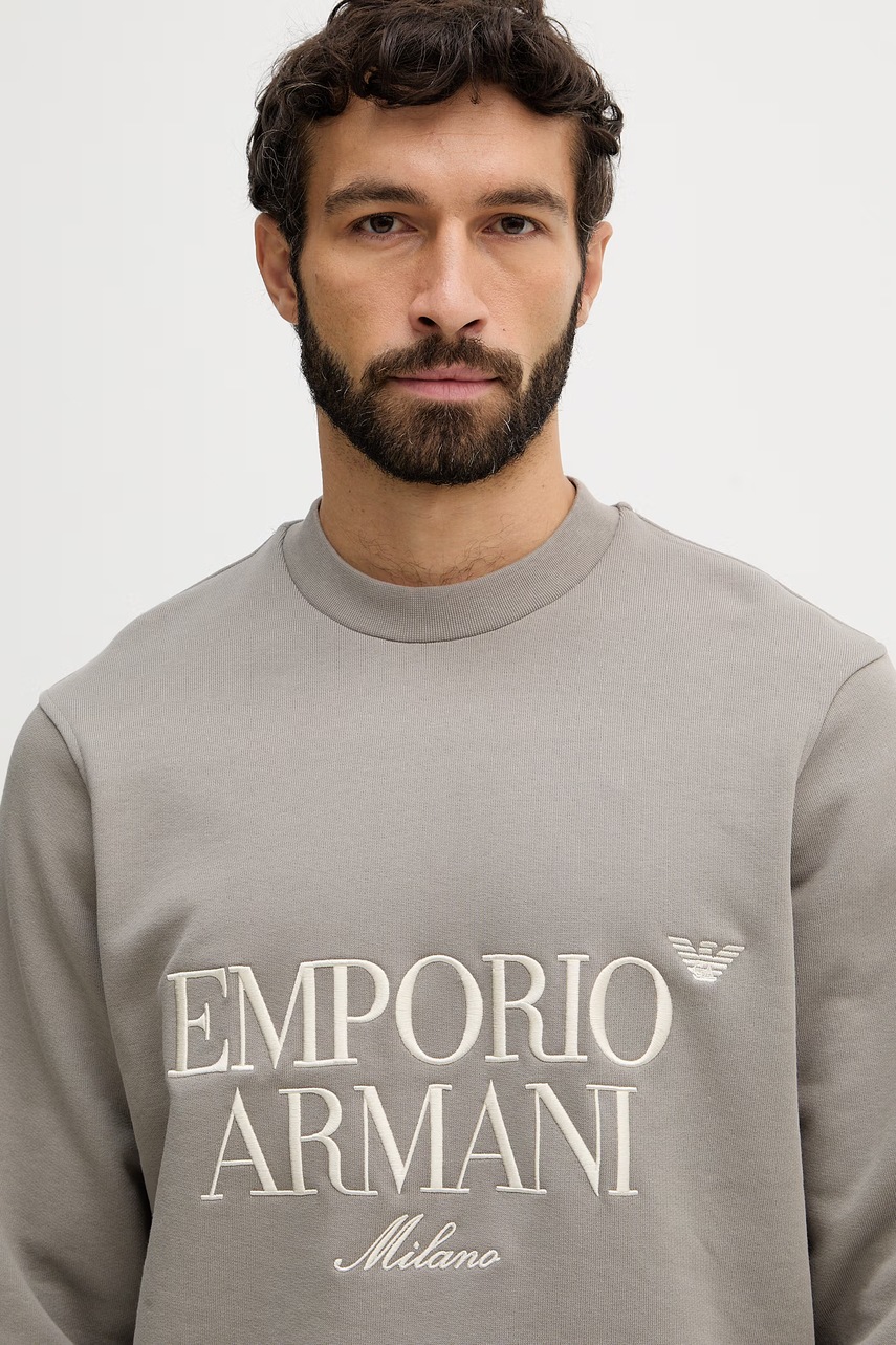 Bavlněná mikina Emporio Armani (obrázek 4)