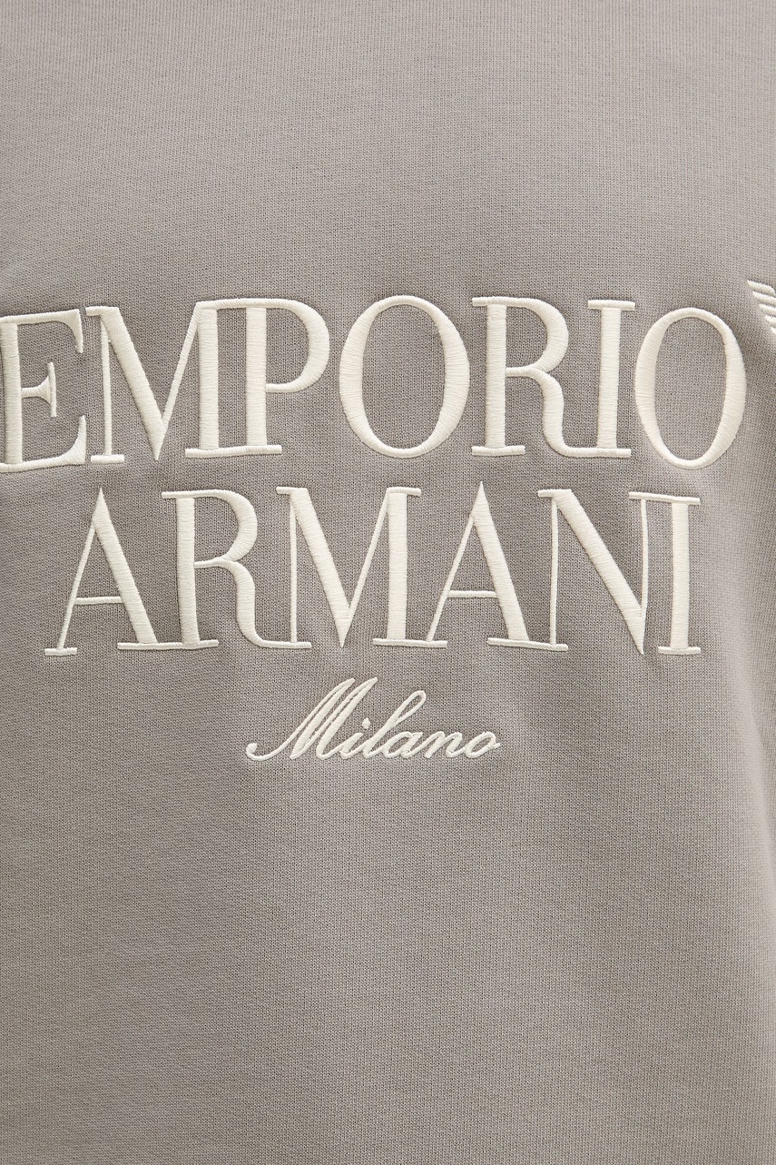 Bavlněná mikina Emporio Armani (obrázek 5)