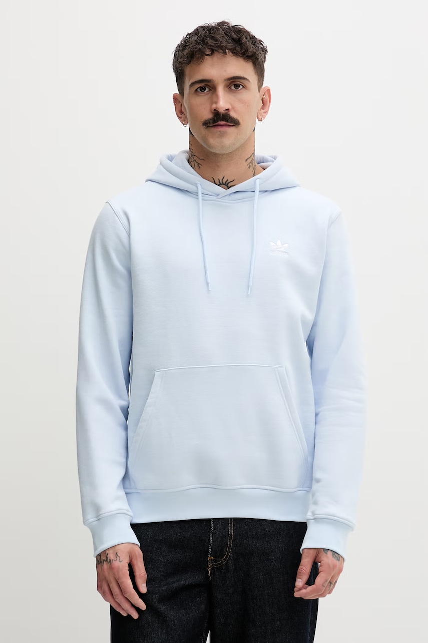 adidas Originals μπλούζα με κουκούλα ανδρική με βαμβάκι