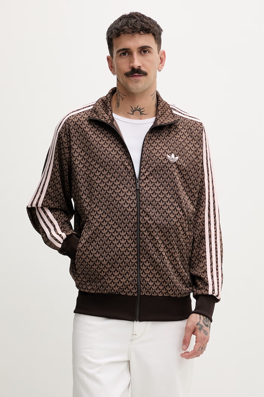 adidas Originals μπλούζα με κουμπιά ανδρική Firebird