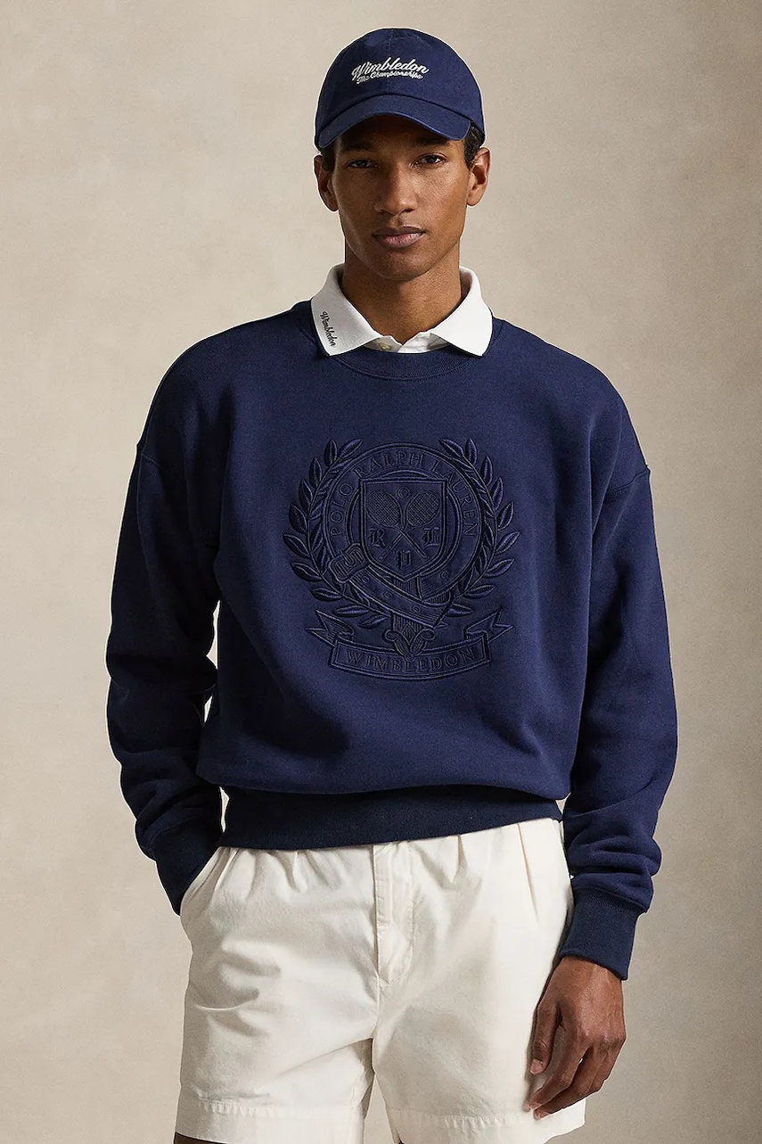 Polo Ralph Lauren hanorac pentru bărbați din bumbac Wimbledon