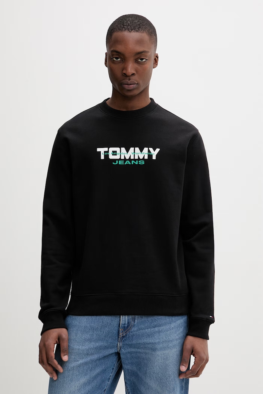 Tommy Jeans μπλούζα ανδρική βαμβακερή