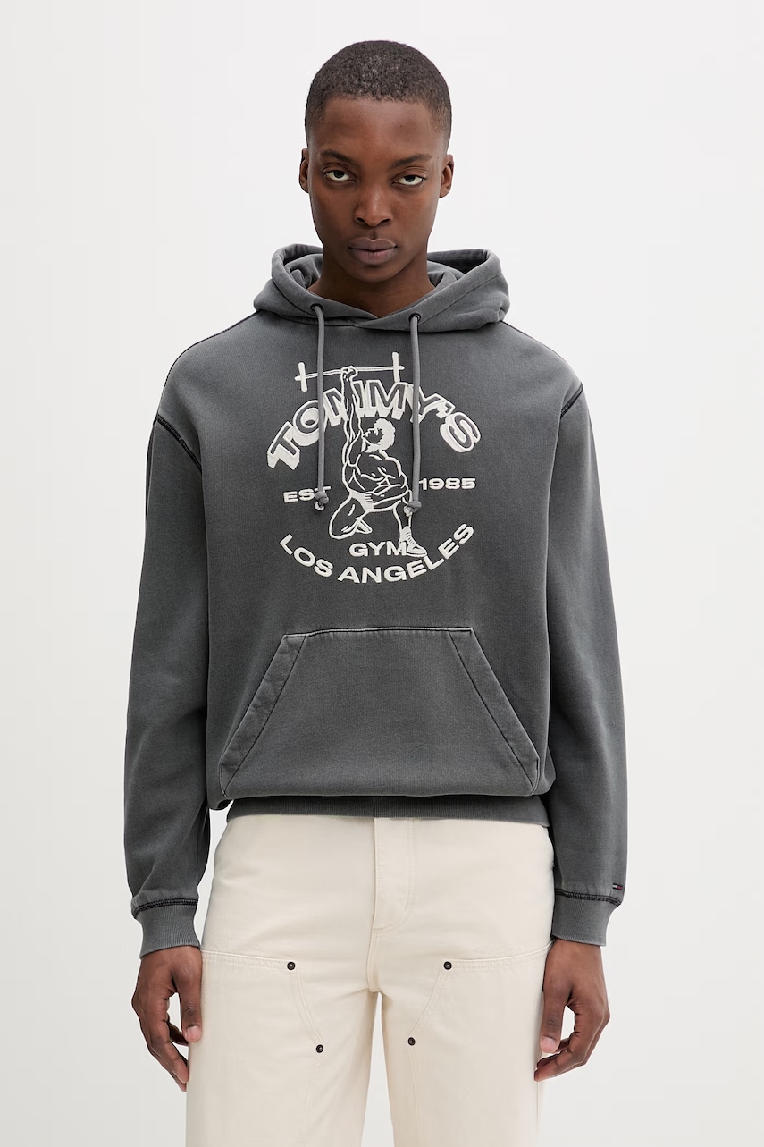 Tommy Jeans hanorac pentru bărbați, cu bumbac