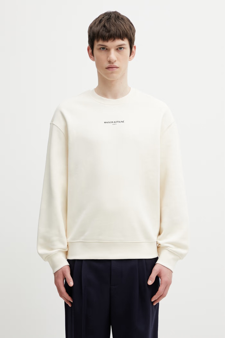 Maison Kitsuné bluza bawełniana męska