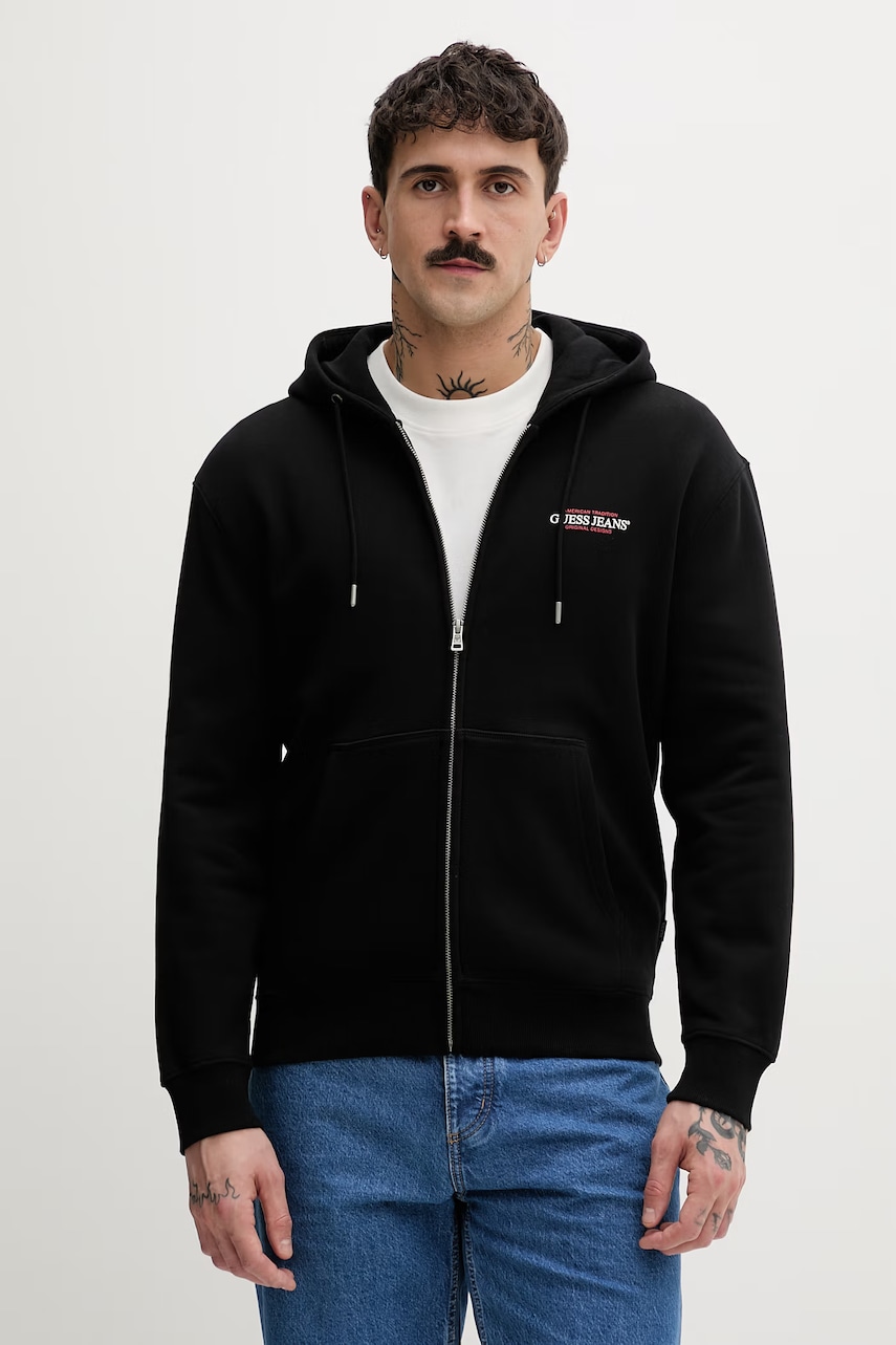 Ανδρικά φούτερ & hoodies guess jeans σε μαυρο