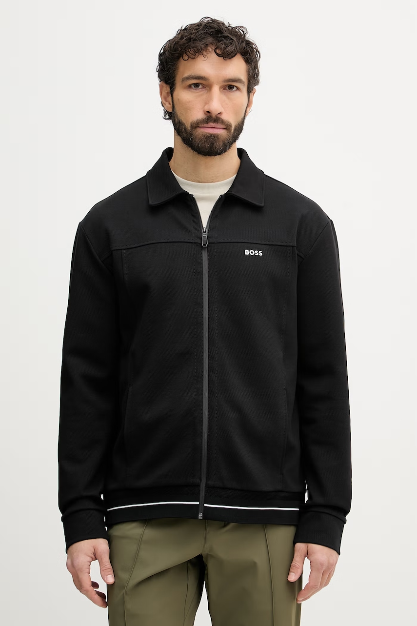 BOSS Green μπλούζα με κουμπιά ανδρική