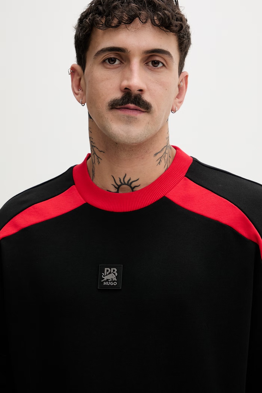 HUGO mikina pánská bavlněná Davalio_RB (obrázek 4)