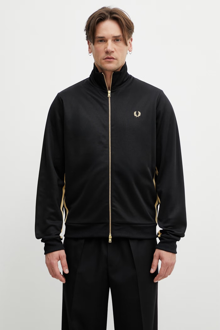 Fred Perry bluza rozpinana męska z bawełną