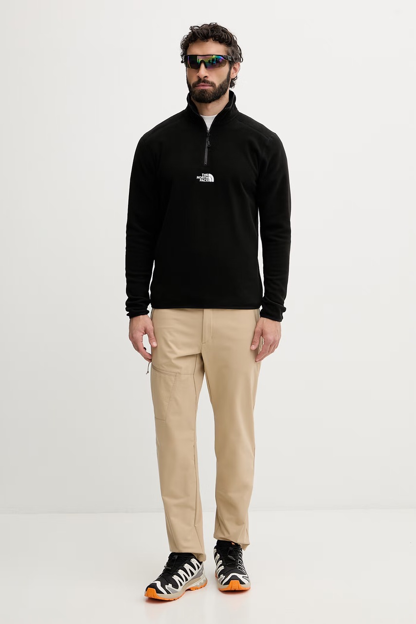 The North Face μπλούζα ανδρική φλις EMBROIDERED LOGO φωτογραφία