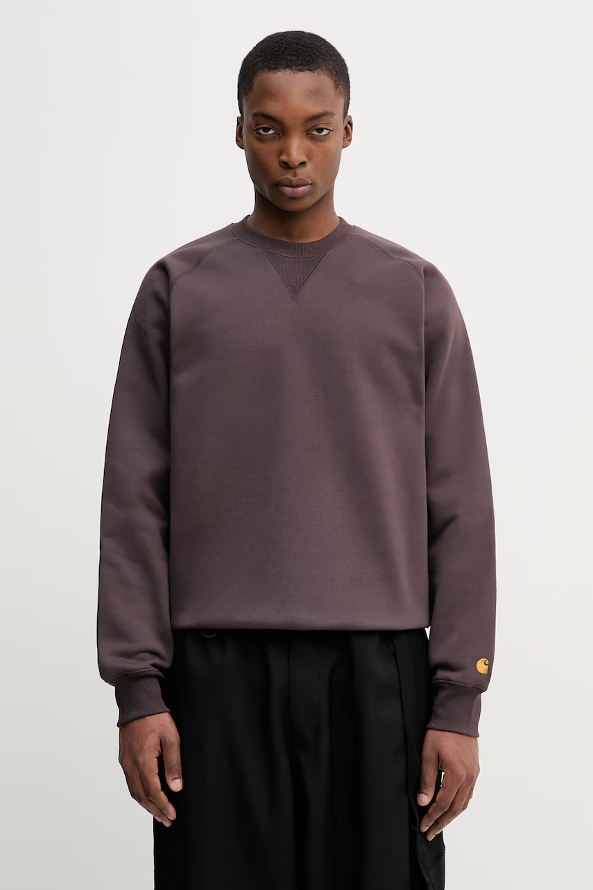 Carhartt WIP Chase Sweat bluza z kapturem z bawełny męska