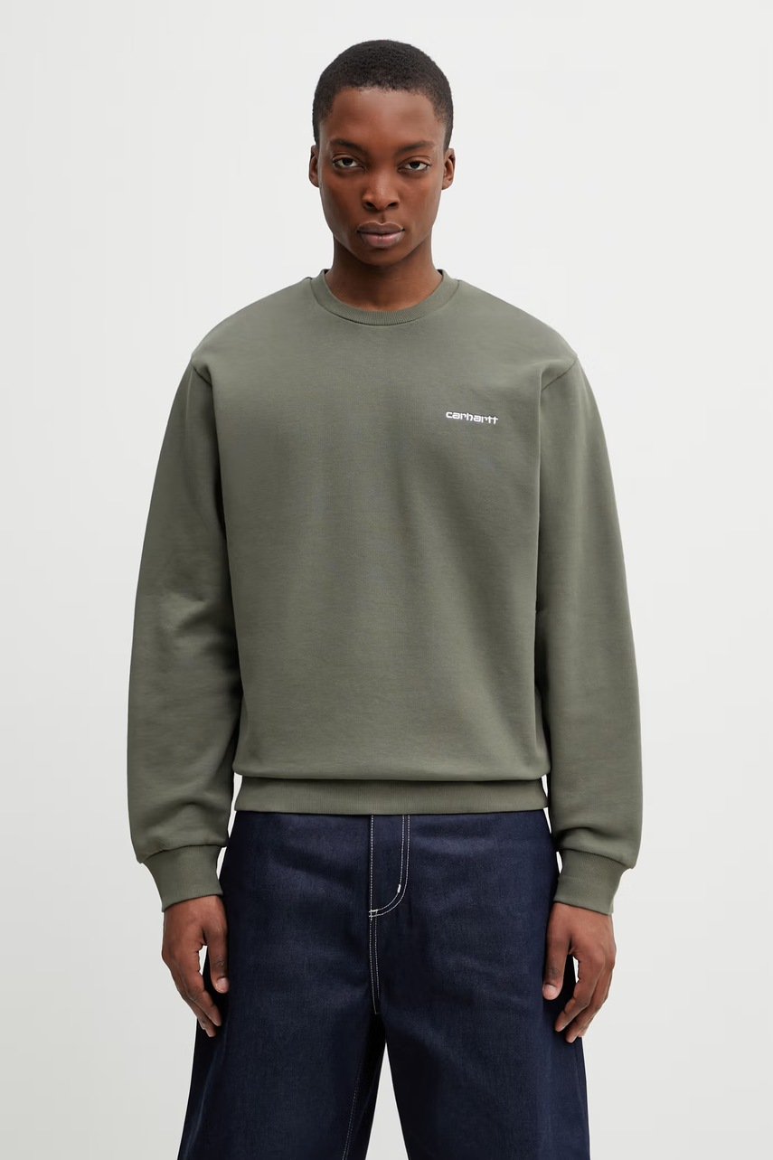 Carhartt WIP Script Embroidery Sweat bluza bawełniana męska