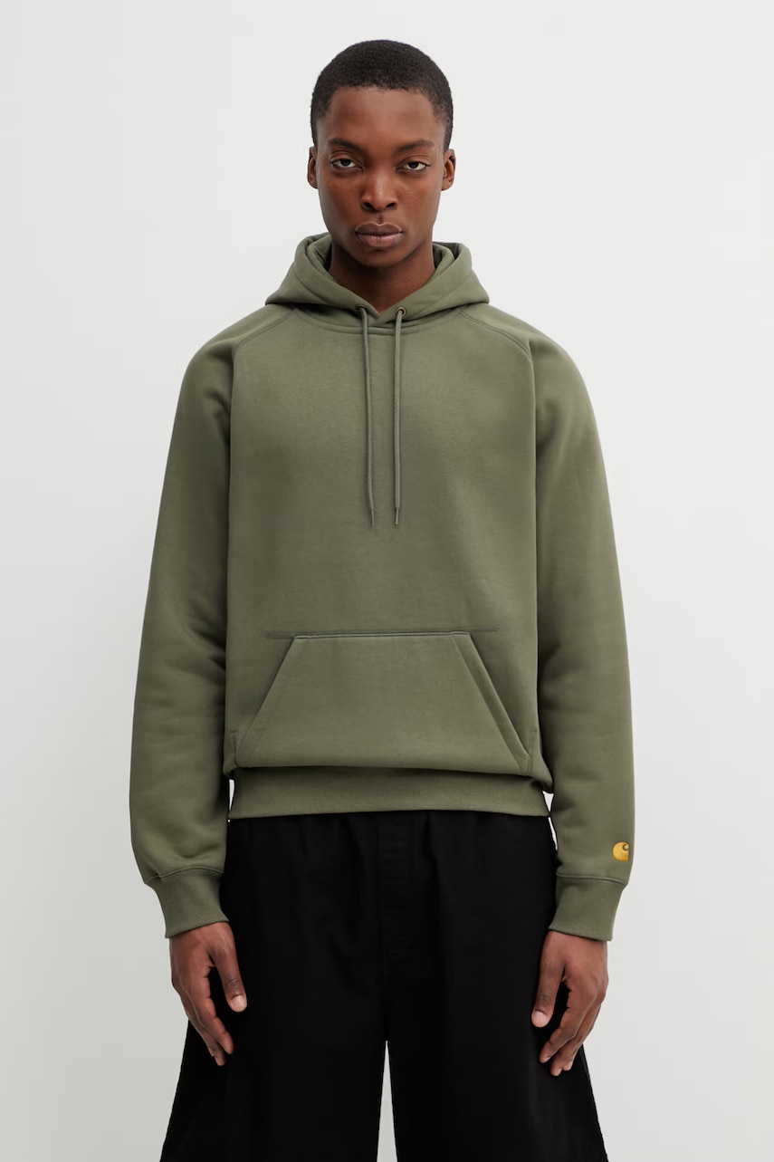 Carhartt WIP Hooded Chase Sweat bluza z kapturem z bawełną męska
