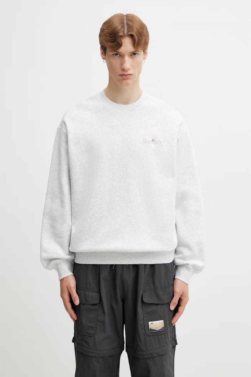 Carhartt WIP WIP Label Sweat bluza oversize bawełniana męska