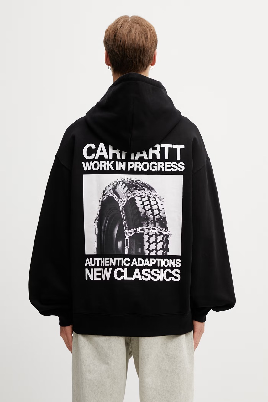 Carhartt WIP Hooded Sean Hamilton Sweat bluza z kapturem bawełniana męska