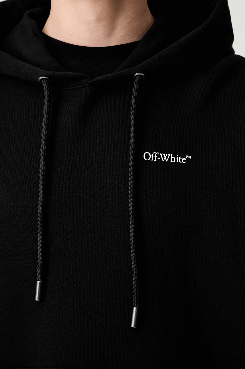 Off-White Half Arrows bluza z kapturem bawełniana męska (zdjęcie 5)