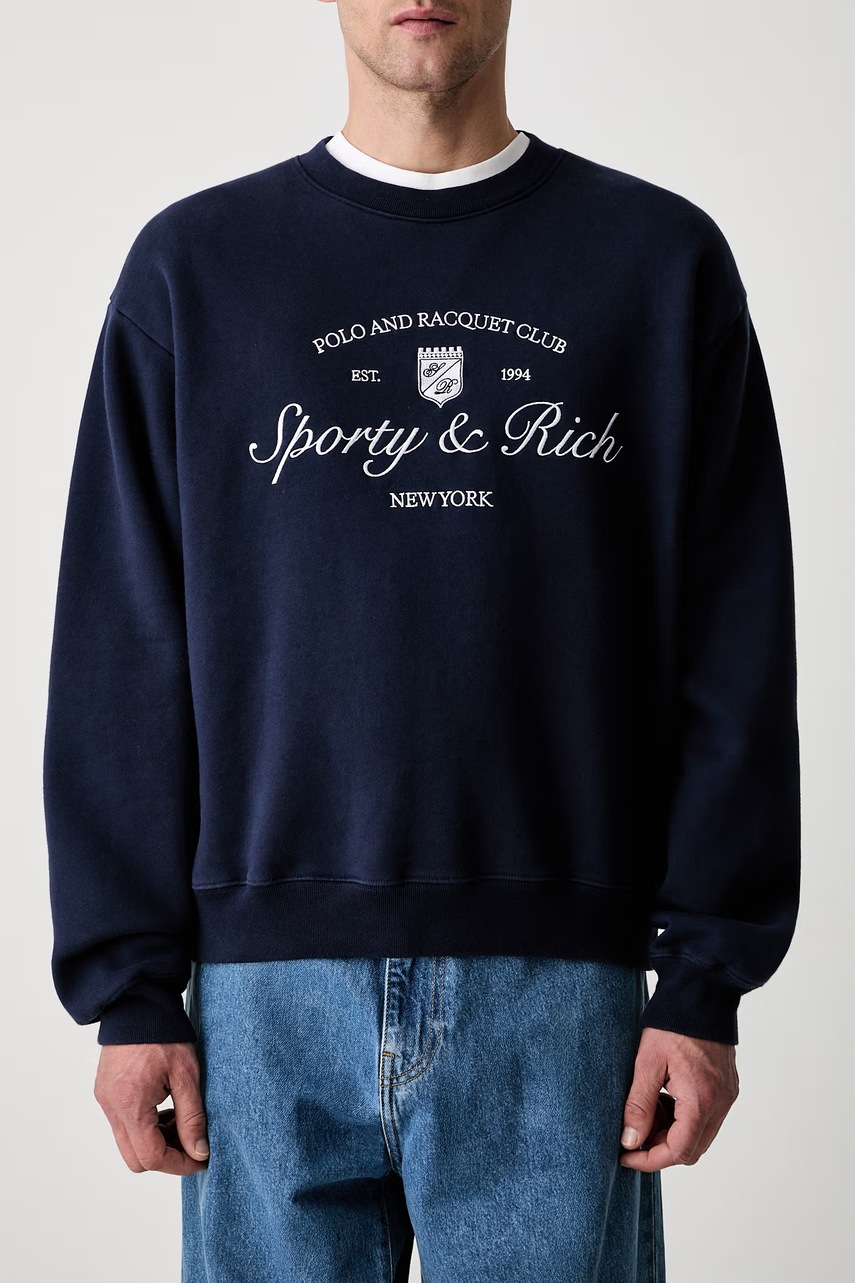 Sporty & Rich Syracuse bluza bawełniana (zdjęcie 7)