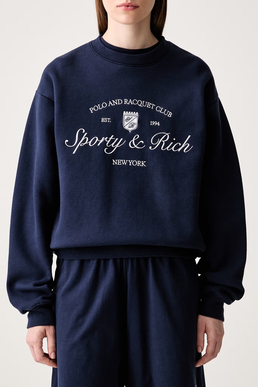 Sporty & Rich Syracuse bluza bawełniana (zdjęcie 8)