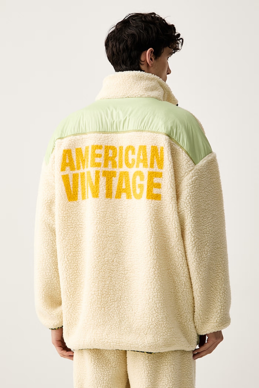 American Vintage bluza sherpa oversize