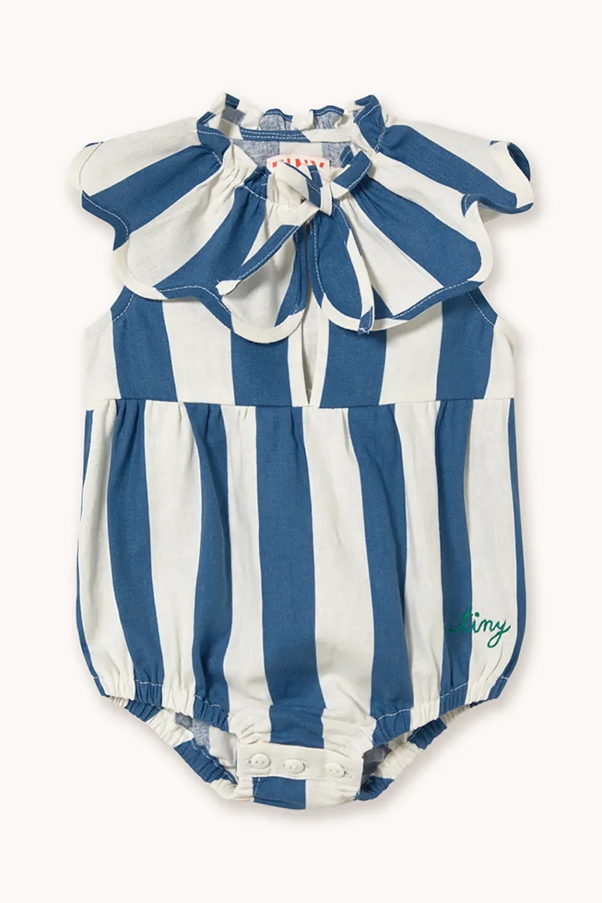 Φορμάκι μωρού Tinycottons LIGHT NAVY STRIPES BODY