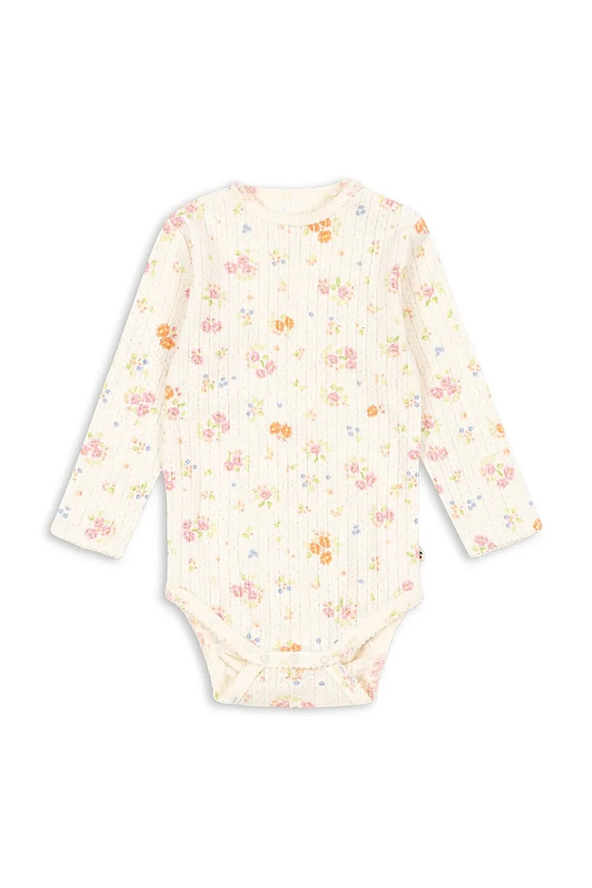 Konges Sløjd body din bumbac pentru bebeluși MINNIE BODY GOTS