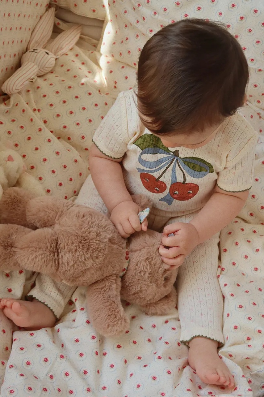 Bavlněné kojenecké body Konges Sløjd MINNIE SS BODY GOTS (obrázek 7)