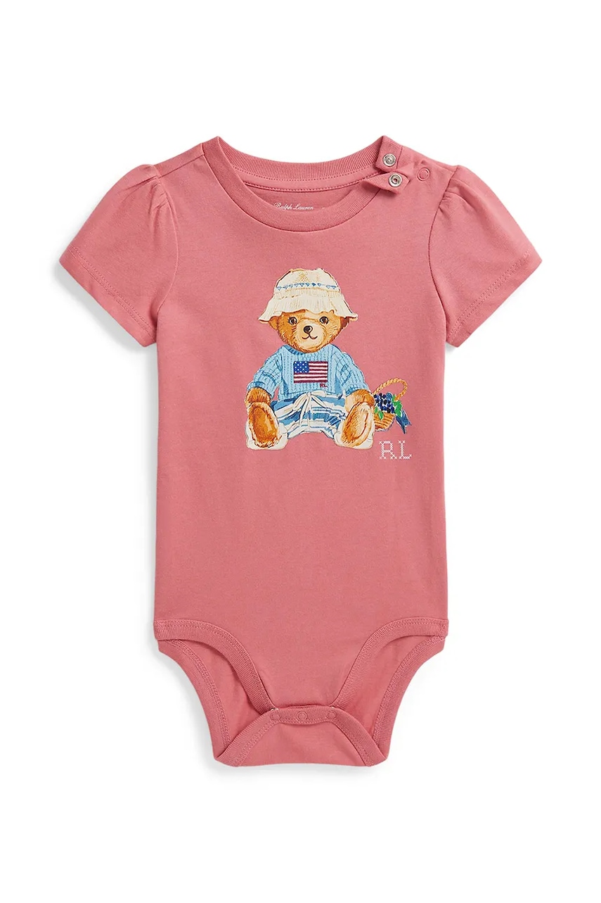 Levně Bavlněné kojenecké body Polo Ralph Lauren