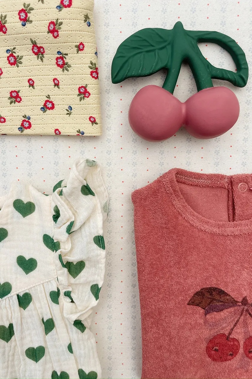 Konges Sløjd Φορμάκι με κοντά μανίκια παιδικό βαμβακερό COCO ROMPER GOTS φωτογραφία