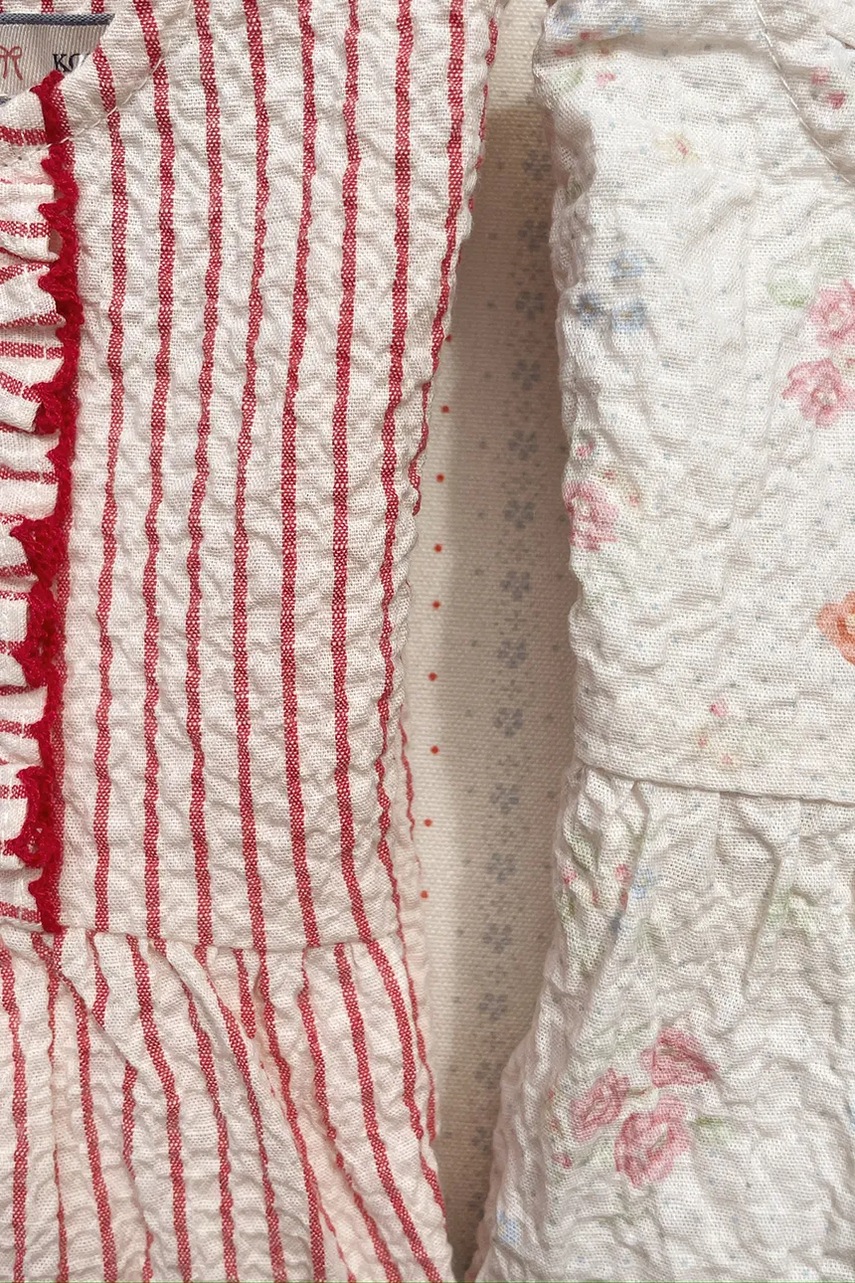 Konges Sløjd βρεφικό φορμάκι με κοντά μανίκια βαμβακερό ELLIE FRILL ROMPER GOTS φωτογραφία