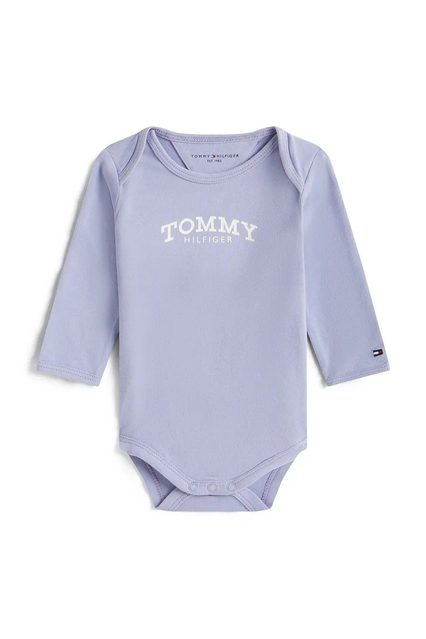 Levně Bavlněné kojenecké body Tommy Hilfiger KN0KN02133