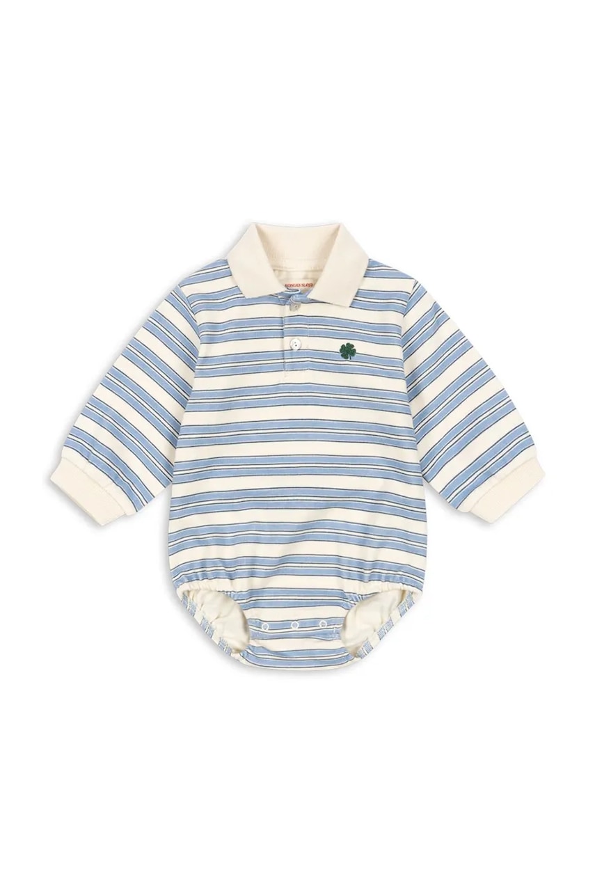 Konges Sløjd body din bumbac pentru bebeluși SPOTTY ROMPER GOTS