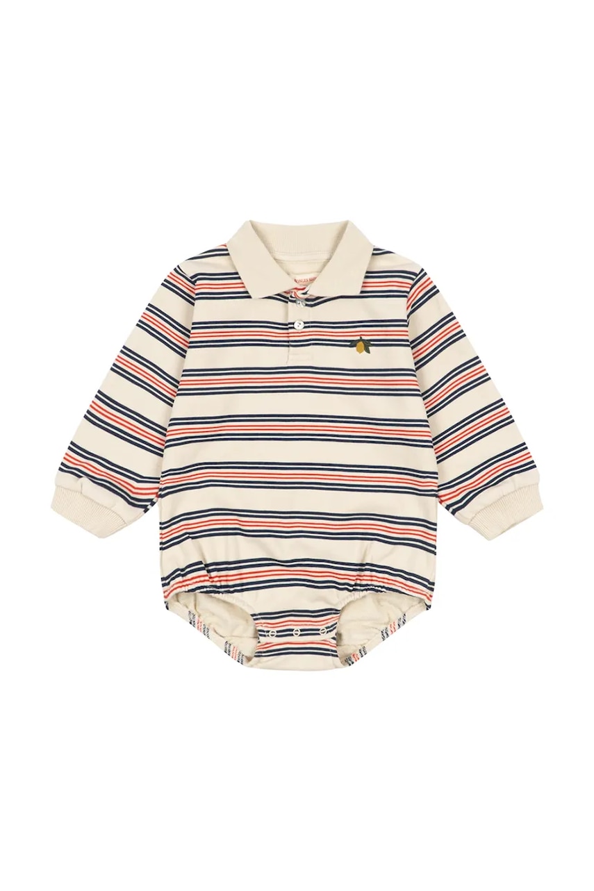 Bavlněné kojenecké body Konges Sløjd SPOTTY ROMPER GOTS