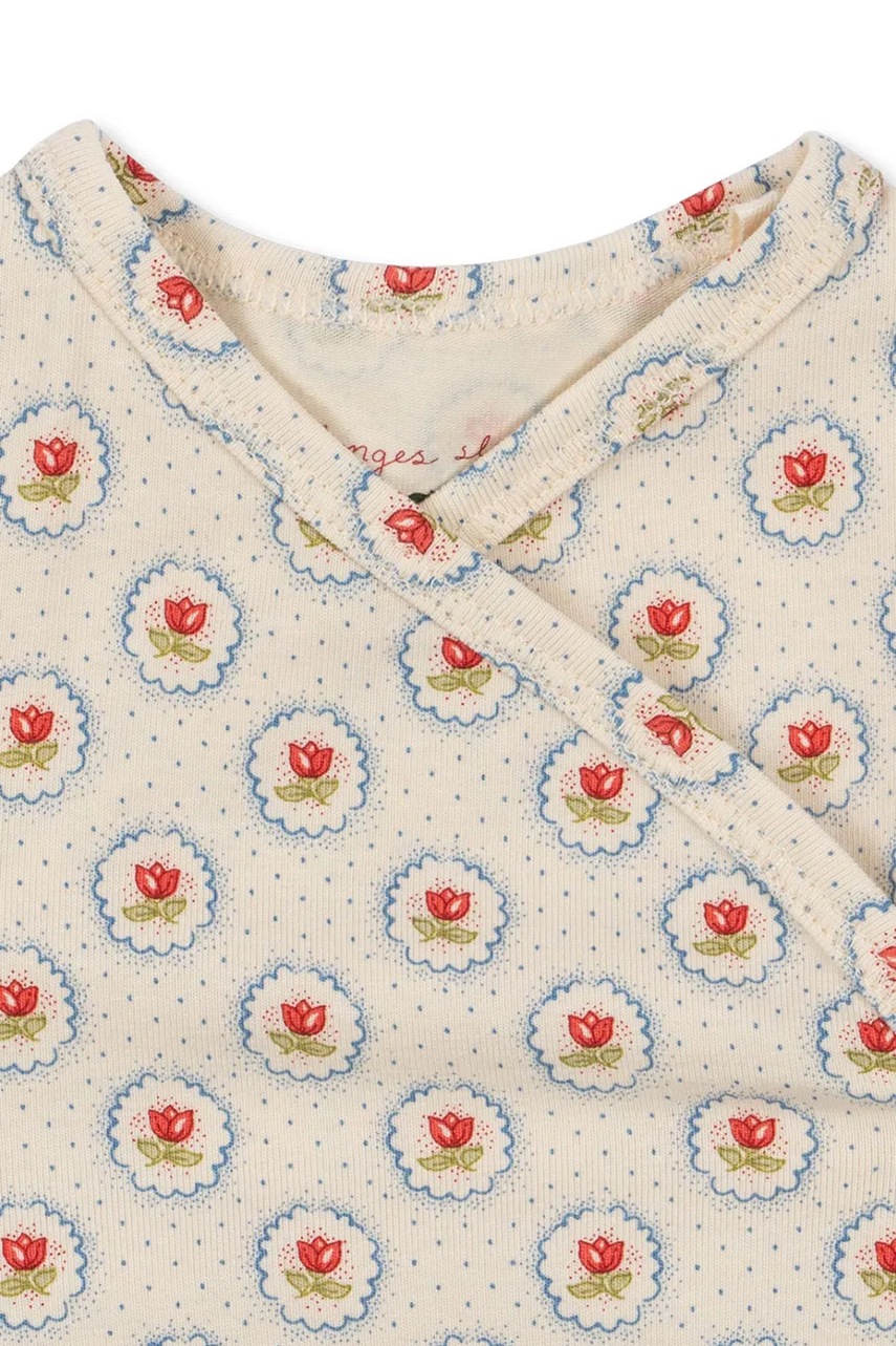 Φορμάκι μωρού Konges Sløjd BASIC LS NEWBORN BODY GOTS φωτογραφία