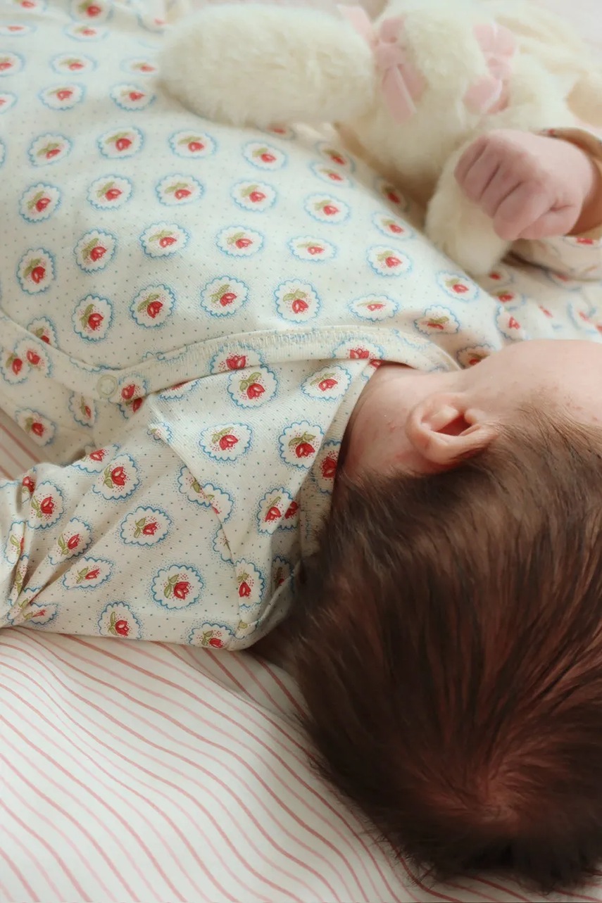 Φόρμες με φουφούλα μωρού Konges Sløjd BASIC NEWBORN ONESIE GOTS φωτογραφία