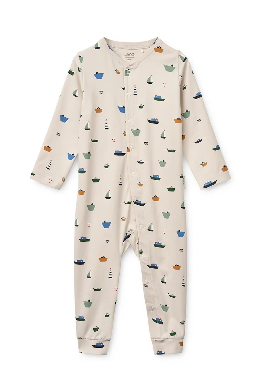 E-shop Kojenecké body Liewood Birk Printed Pyjamas Jumpsuit